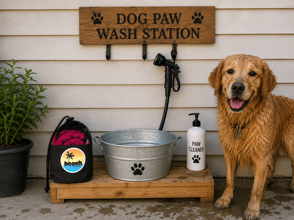 How to Build a DIY Paw-Washing Station for Muddy, Sandy & Wet Dogs