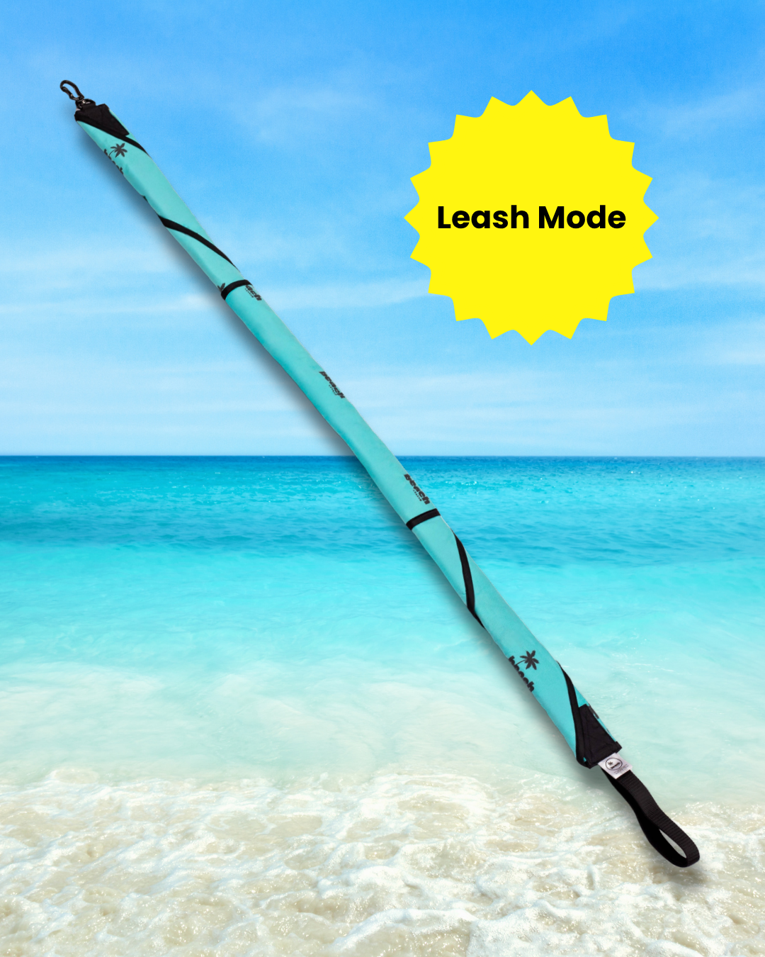 Sunsets & Sandy Paws Beach Leash™ – Everyday 2-in-1 Dog Leash & Towel for All Adventures